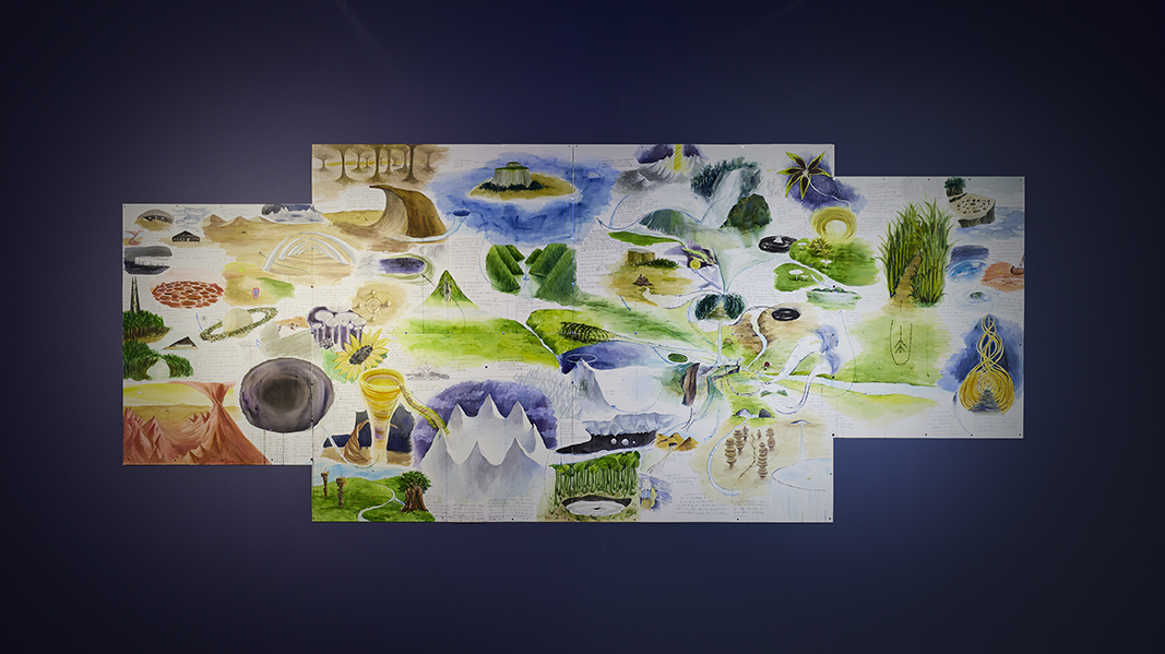 Yin-Ju Chen, Sonic Driving, Gwangju Biennale, altered state of consciousness, ASC, shamanic cosmology, upper world, middle world, lower world